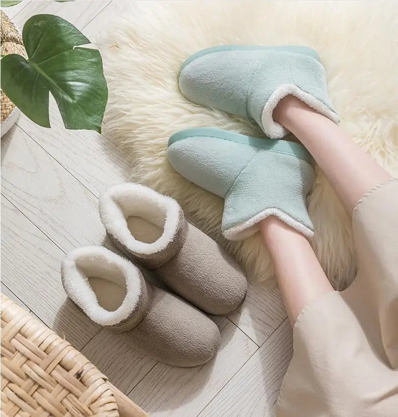 women winter Slippers velvet Snow Female Slipper Indoor Home Shoes