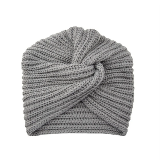 Women's Knitted Turban Hat Bohemia Cashmere Cross Wrap Head Lndian  Wool   Bonnet Turbante Cap