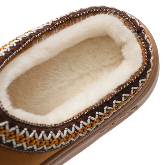 winter 2024 warm fluffy Woman slippers soft bottom