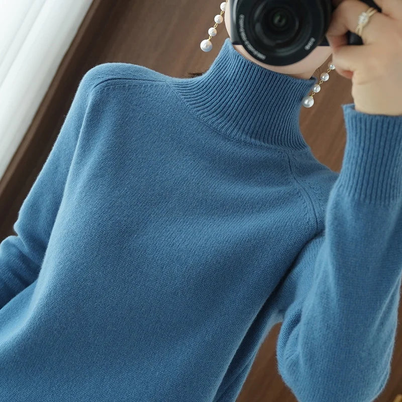 Fashion Basic Autumn Winter  Merino Wool Sweater wooooow