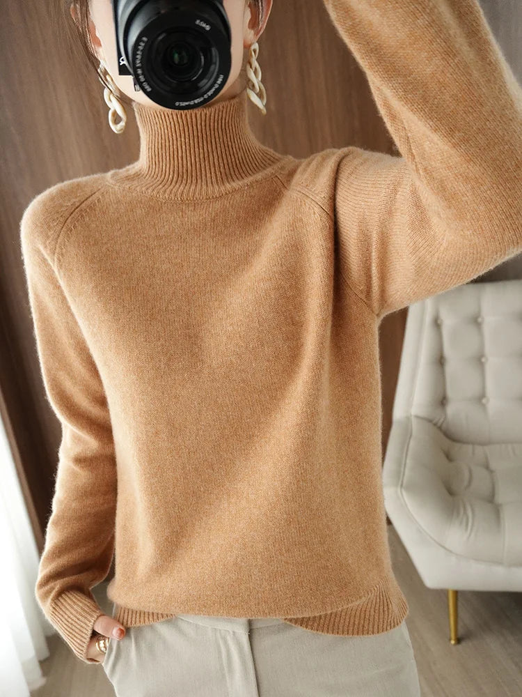 Fashion Basic Autumn Winter  Merino Wool Sweater wooooow