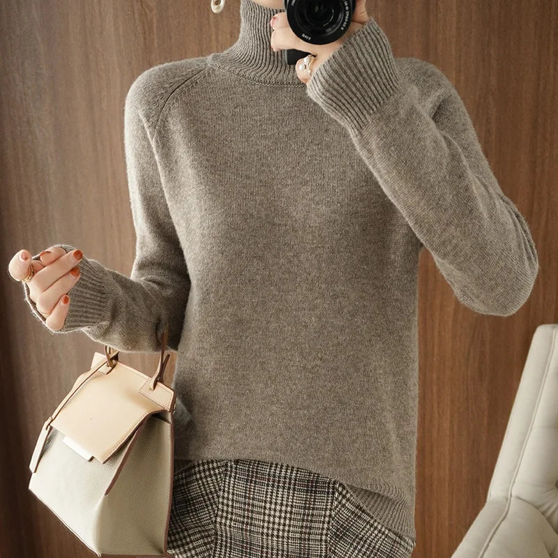 Fashion Basic Autumn Winter  Merino Wool Sweater wooooow