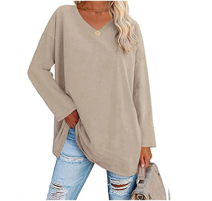 Women Long Sleeve T Shirt Spring Autumn Solid Slim Fit Casual Shirts Female Pullovers Basic Tee Y2k Clothes Streetwear Crop Tops