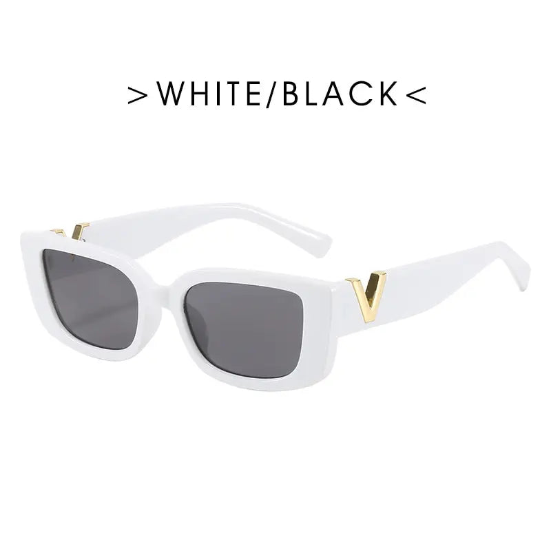 Retro Rectangular Sunglasses 2023 New WOMEN'S Brand Designer Retro Small Frame