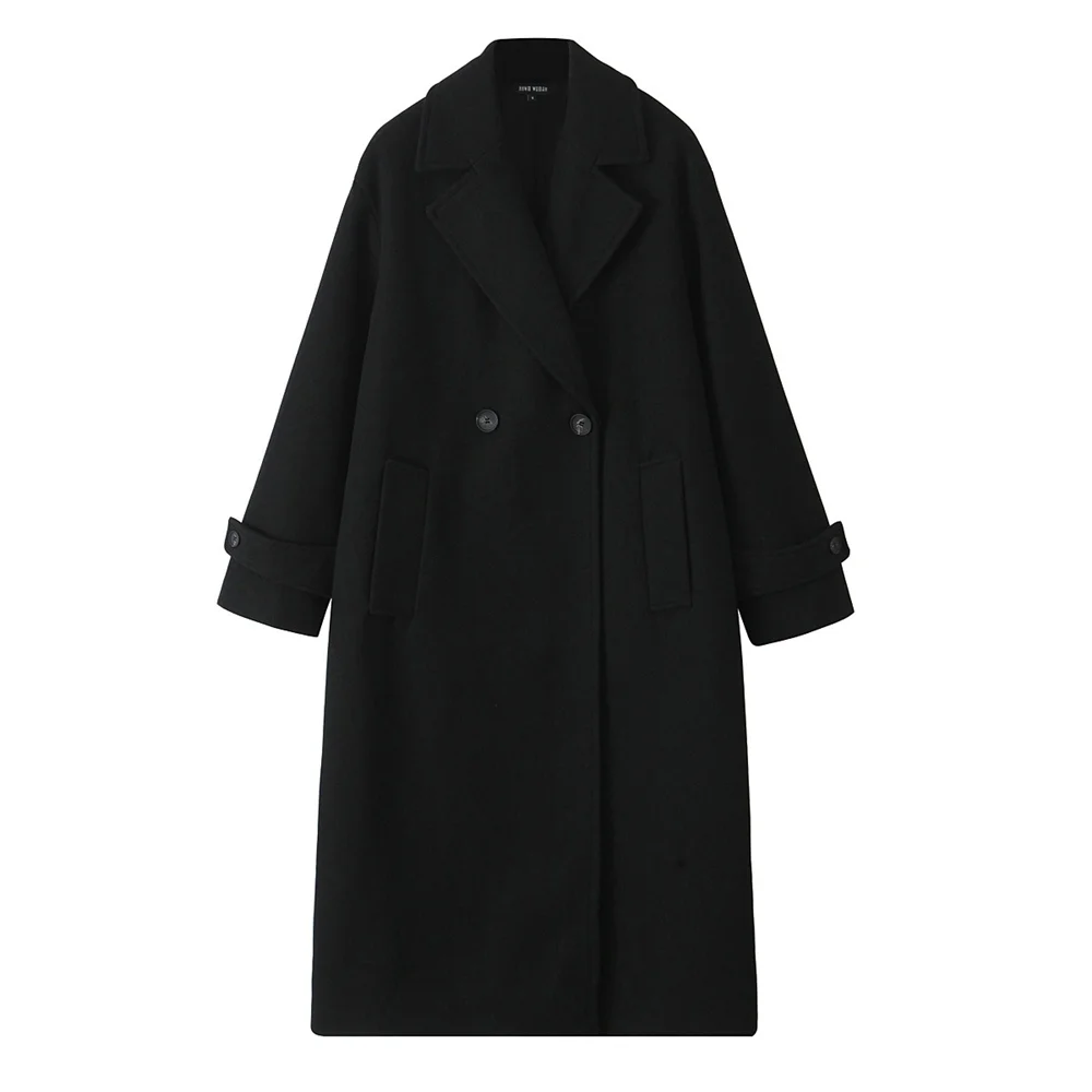 2024 Autumn/Winter New Product: Women's Wear High End Casual Soft Loose Collar Long Sleeve Coat Coat