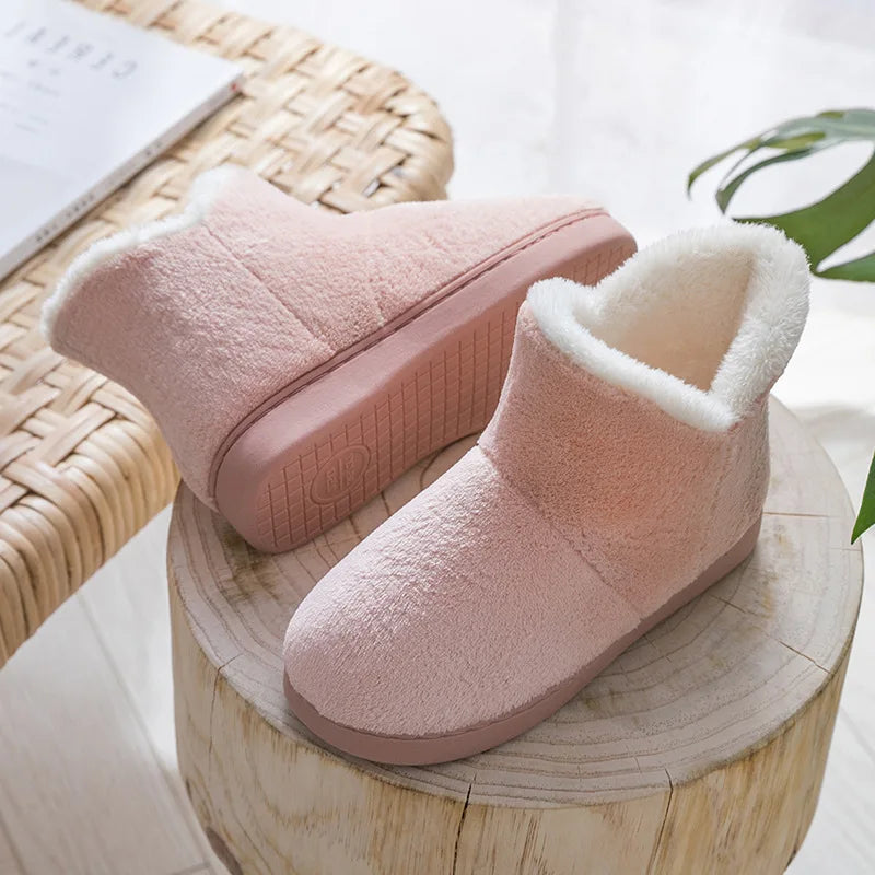 women winter Slippers velvet Snow Female Slipper Indoor Home Shoes