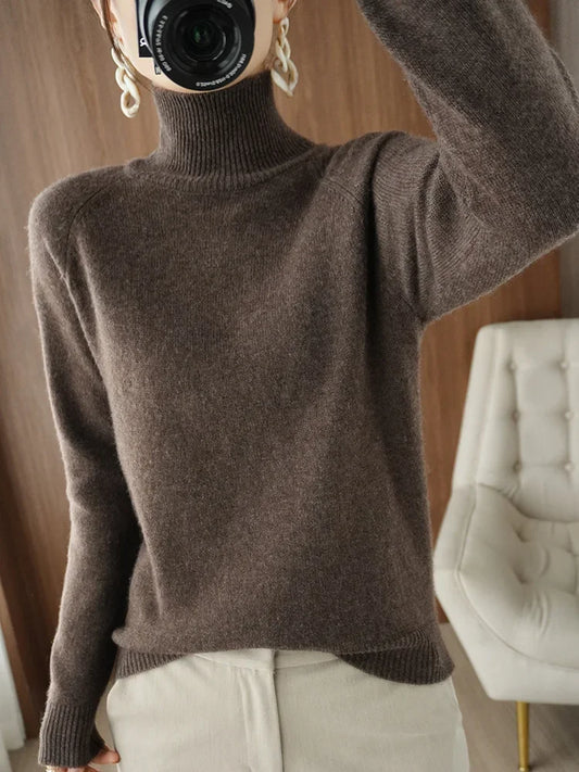 Fashion Basic Autumn Winter  Merino Wool Sweater wooooow