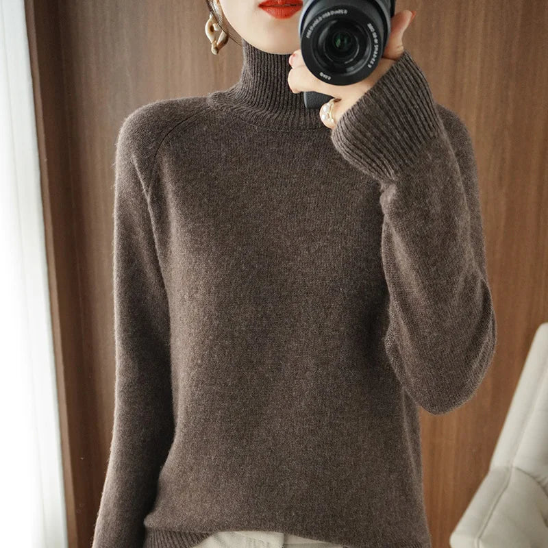 Fashion Basic Autumn Winter  Merino Wool Sweater wooooow